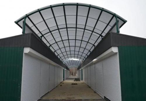 Полікарбонат профільований SUNTUF Solar Control 0,8 мм Greca76 Срібло 1260x6000 мм