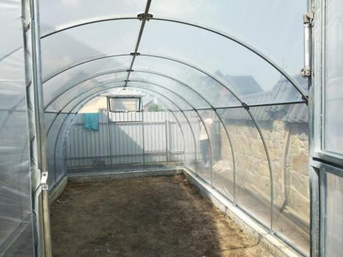 Теплица "Светлица 3х12" под один слой пленки