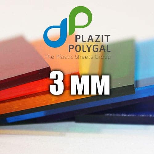 Лист прозрачного монолитного поликарбоната 2.05х3.05м (MONOGAL), 3мм